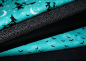 Preview: Designerbaumwolle BATTY teal (10 cm)